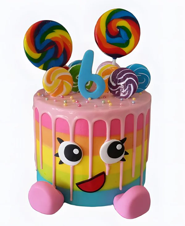 Торт Радужный дружок Фото