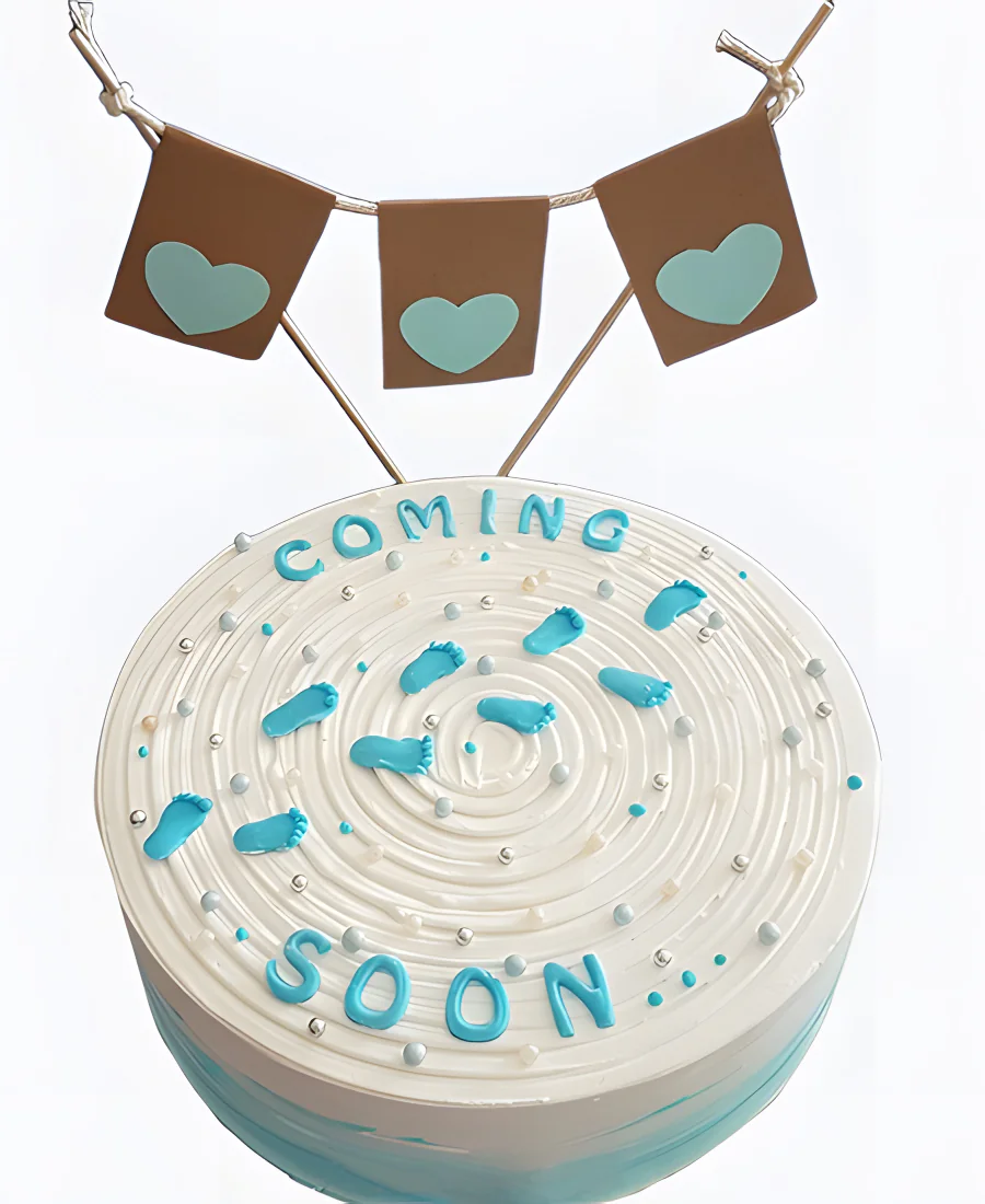 Торт Сердечки на верёвке Фото