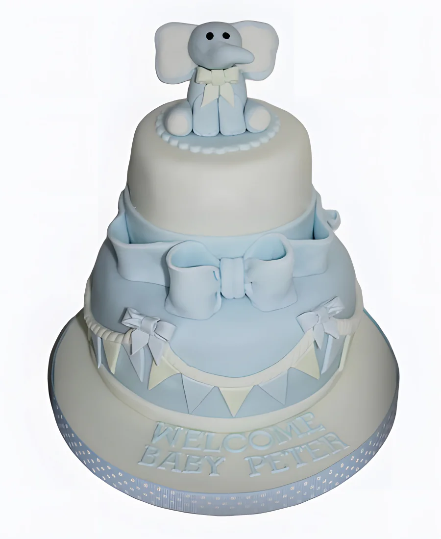 Торт Слонёнок на вершине Фото