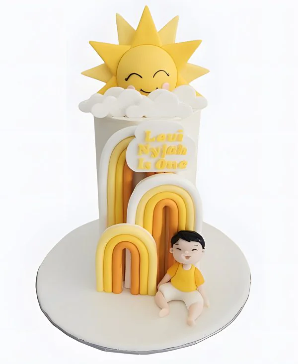 Торт Солнышко и радуги Торт Солнышко и радуги Фото