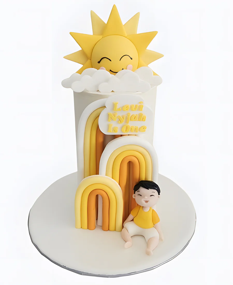 Торт Солнышко и радуги Фото