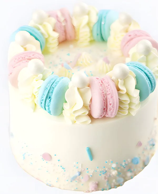 Торт Венок из макаронс Торт Венок из макаронс Фото