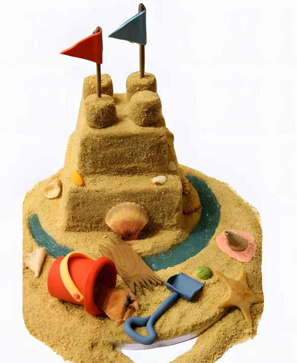 Торт Замок у ручья Фото