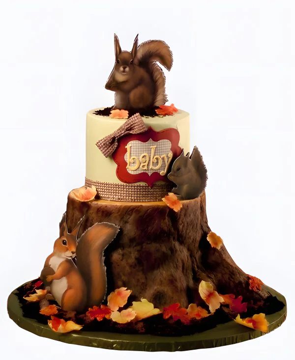 Торт Беличье семейство Фото