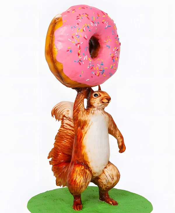 Торт Белка и пончик Фото