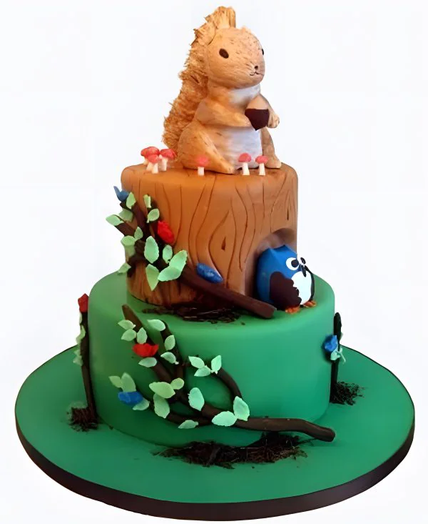 Торт Белка и сова Фото