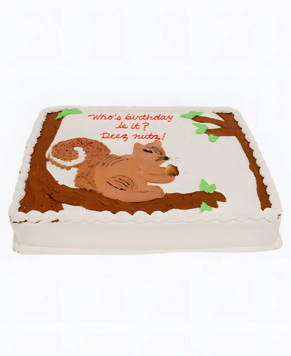 Торт Белка на ветке Фото