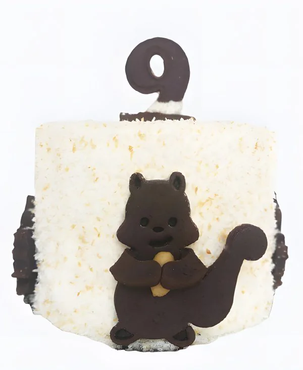 Торт Белка с цифрой Фото