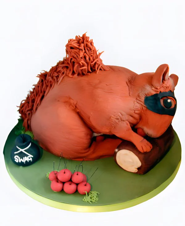 Торт Белка‑разбойница Фото