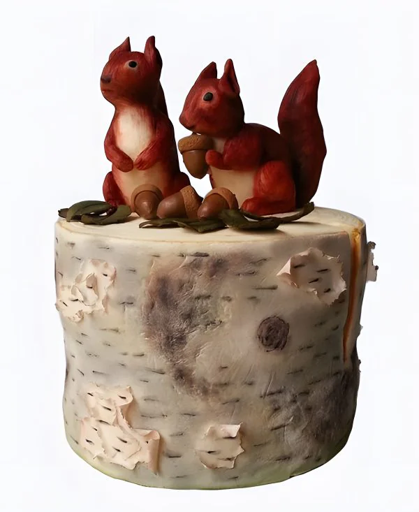 Торт Белки на берёзке Фото