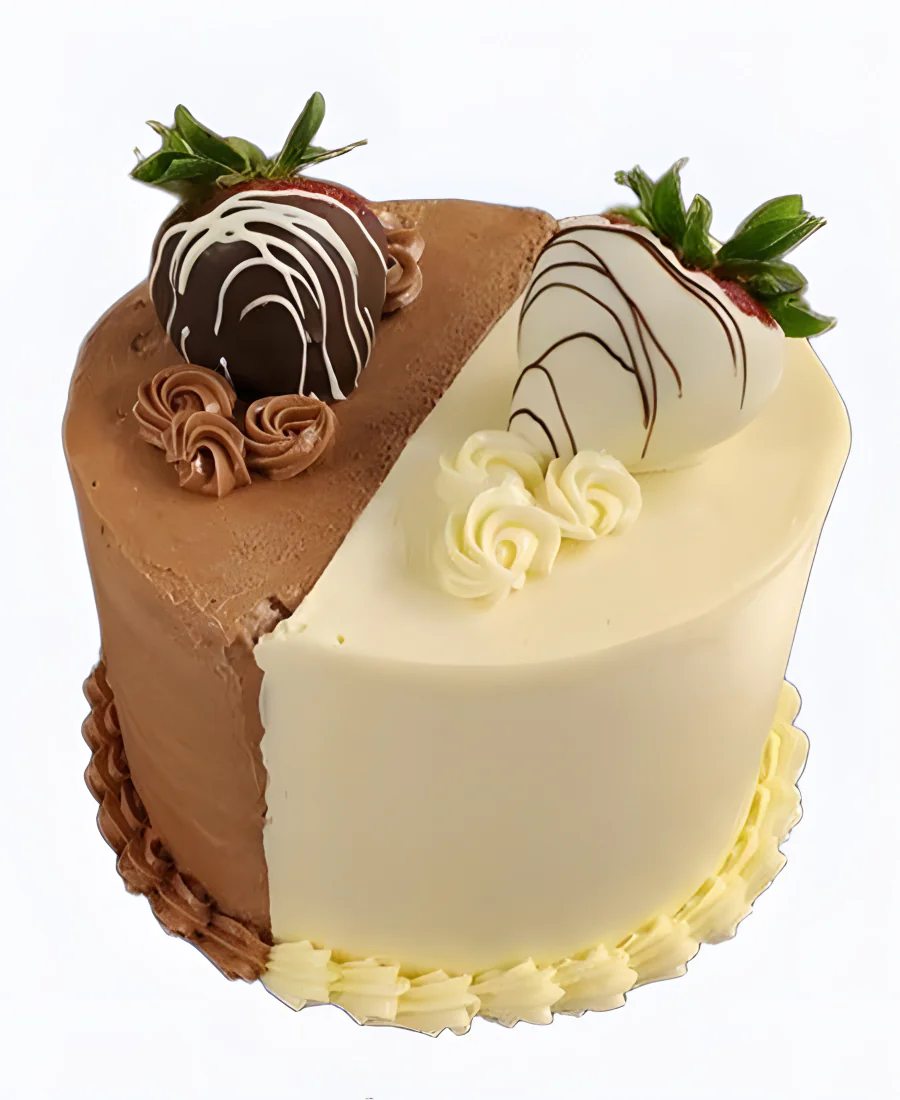 Торт Две клубники для двоих Фото