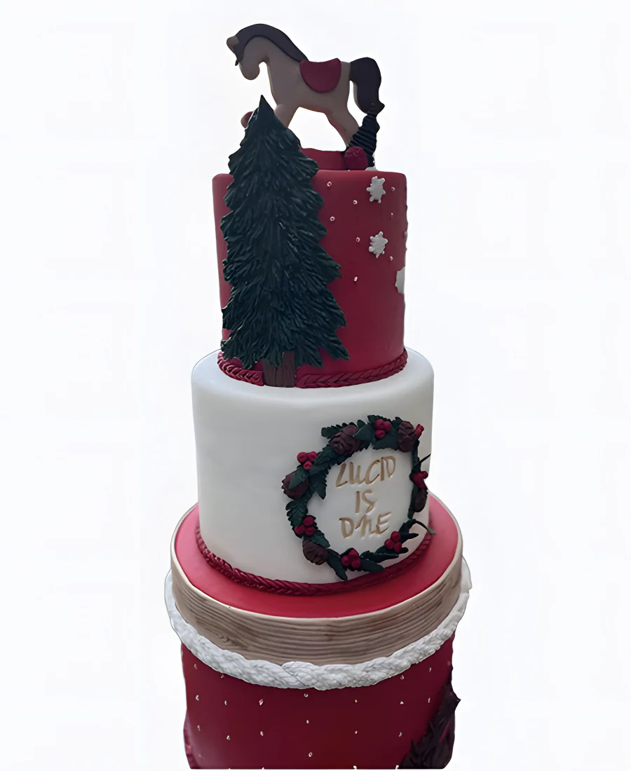 Торт Еловый манеж Фото