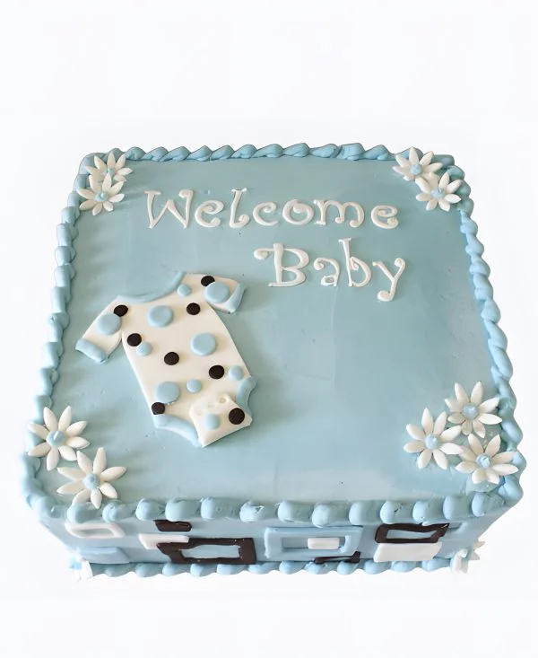 Торт Голубое боди Фото