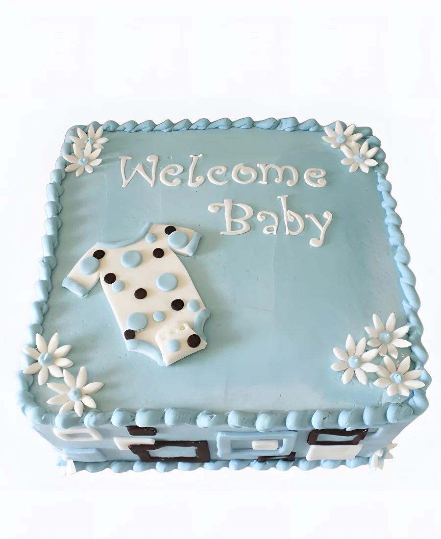 Торт Голубое боди Фото