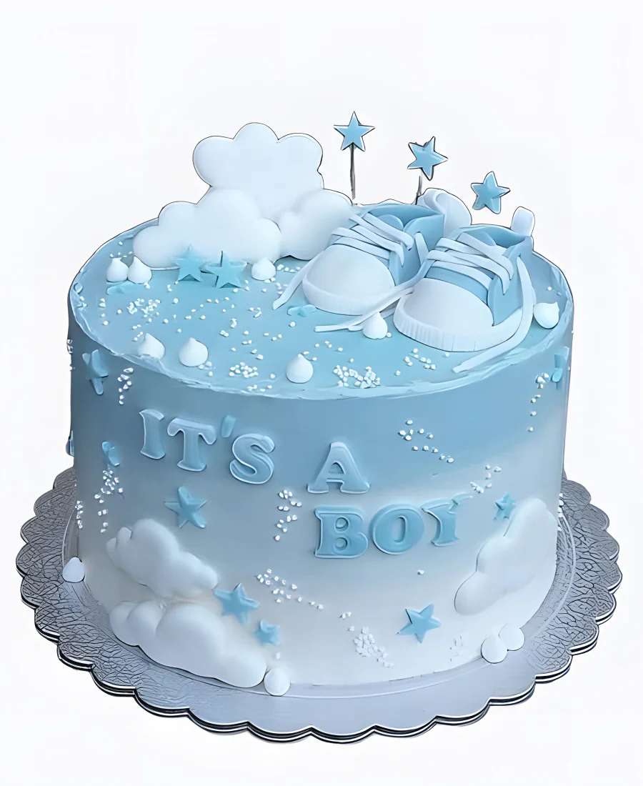 Торт Голубой небесный Фото