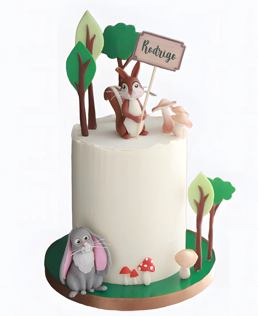 Торт Имя на поляне Фото