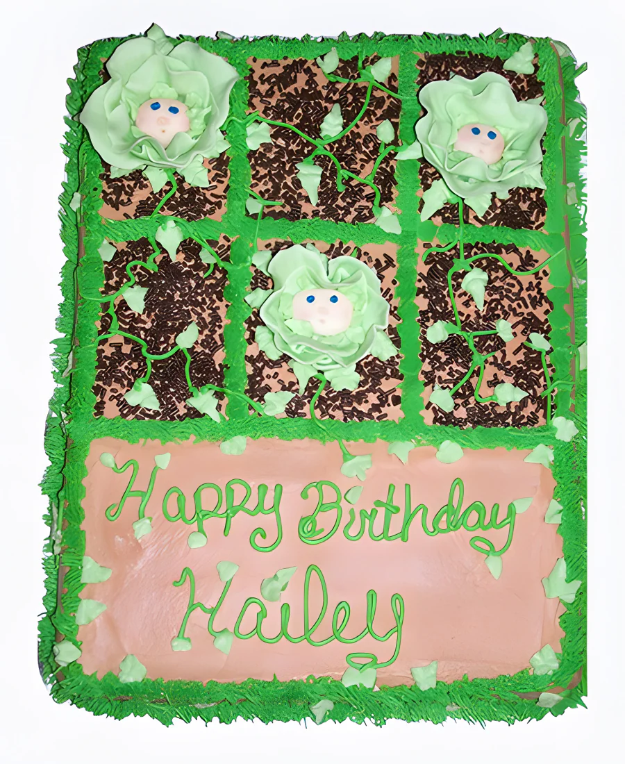 Торт Капустная грядка Фото