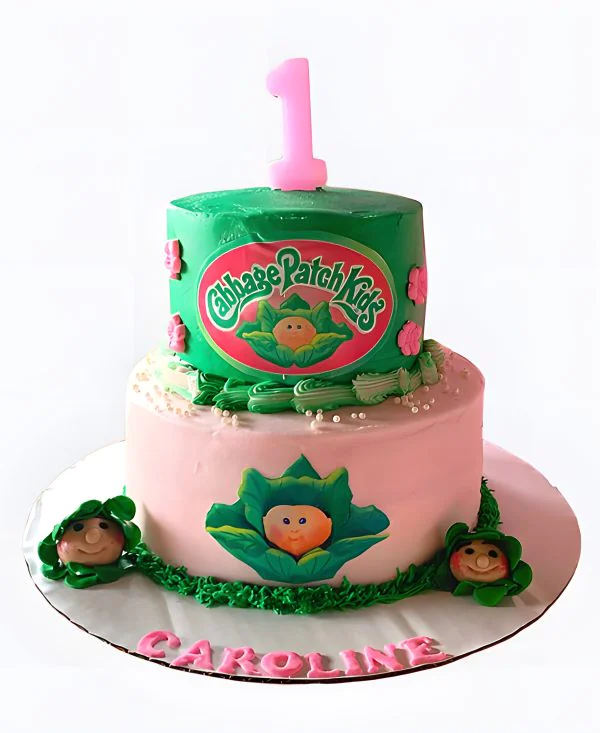 Торт Капустный праздник с цифрой Фото