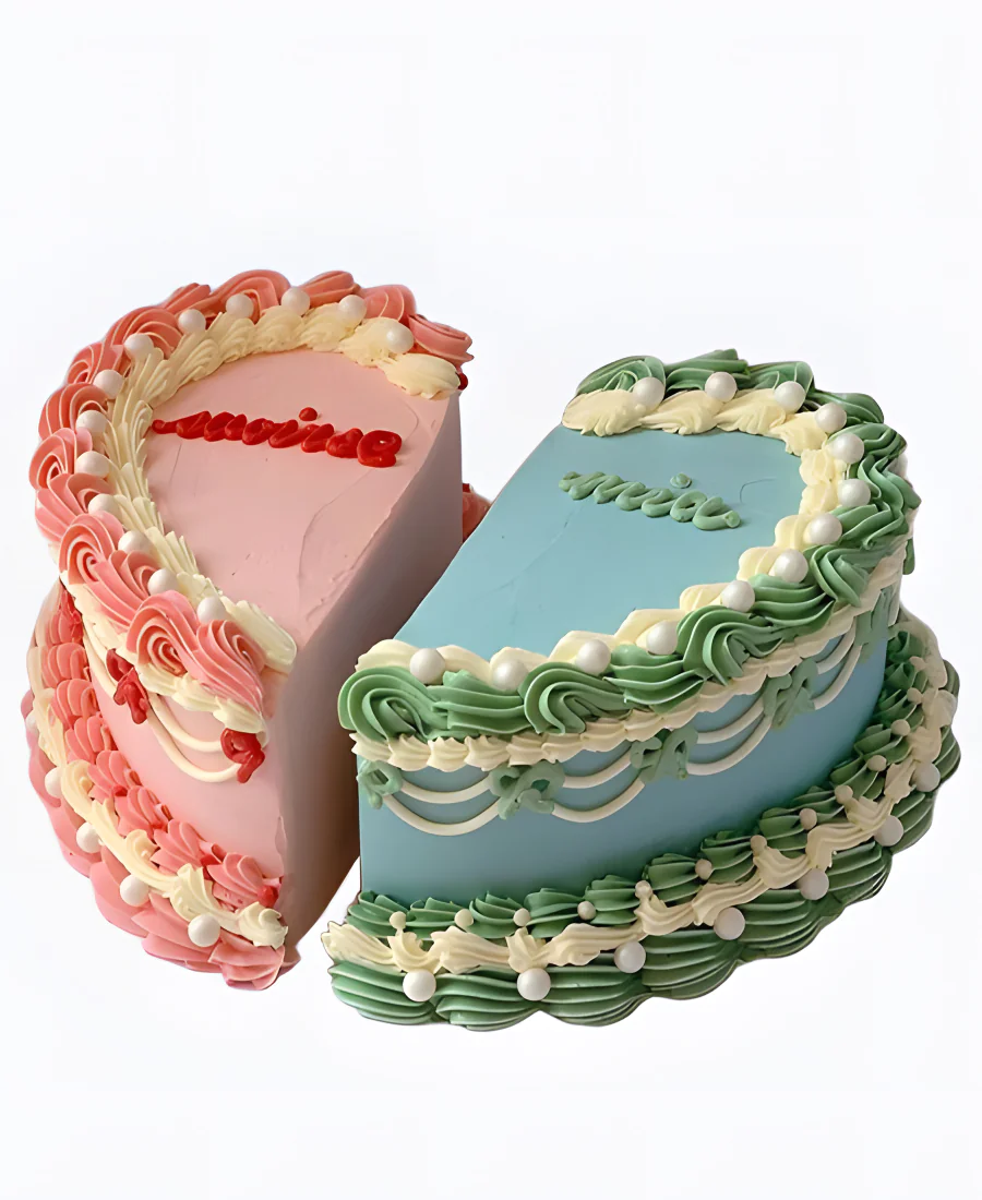 Торт Кремовые половинки Фото