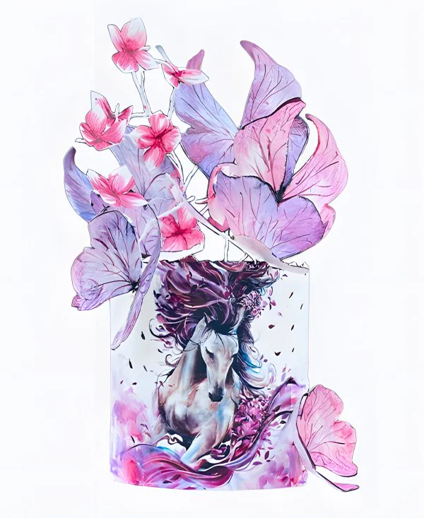 Торт Лепестковый вихрь Фото