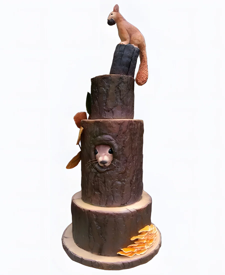 Торт Лесной небоскрёб Фото