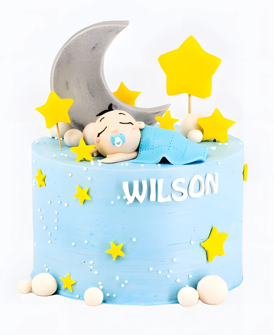 Торт Луна и звёзды Фото