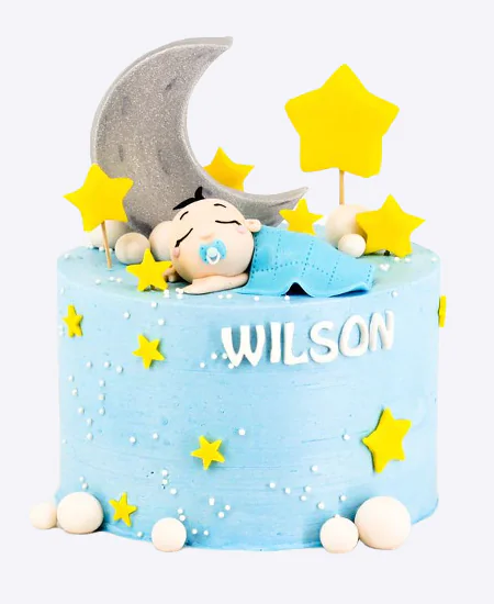 Торт Луна и звёзды Фото