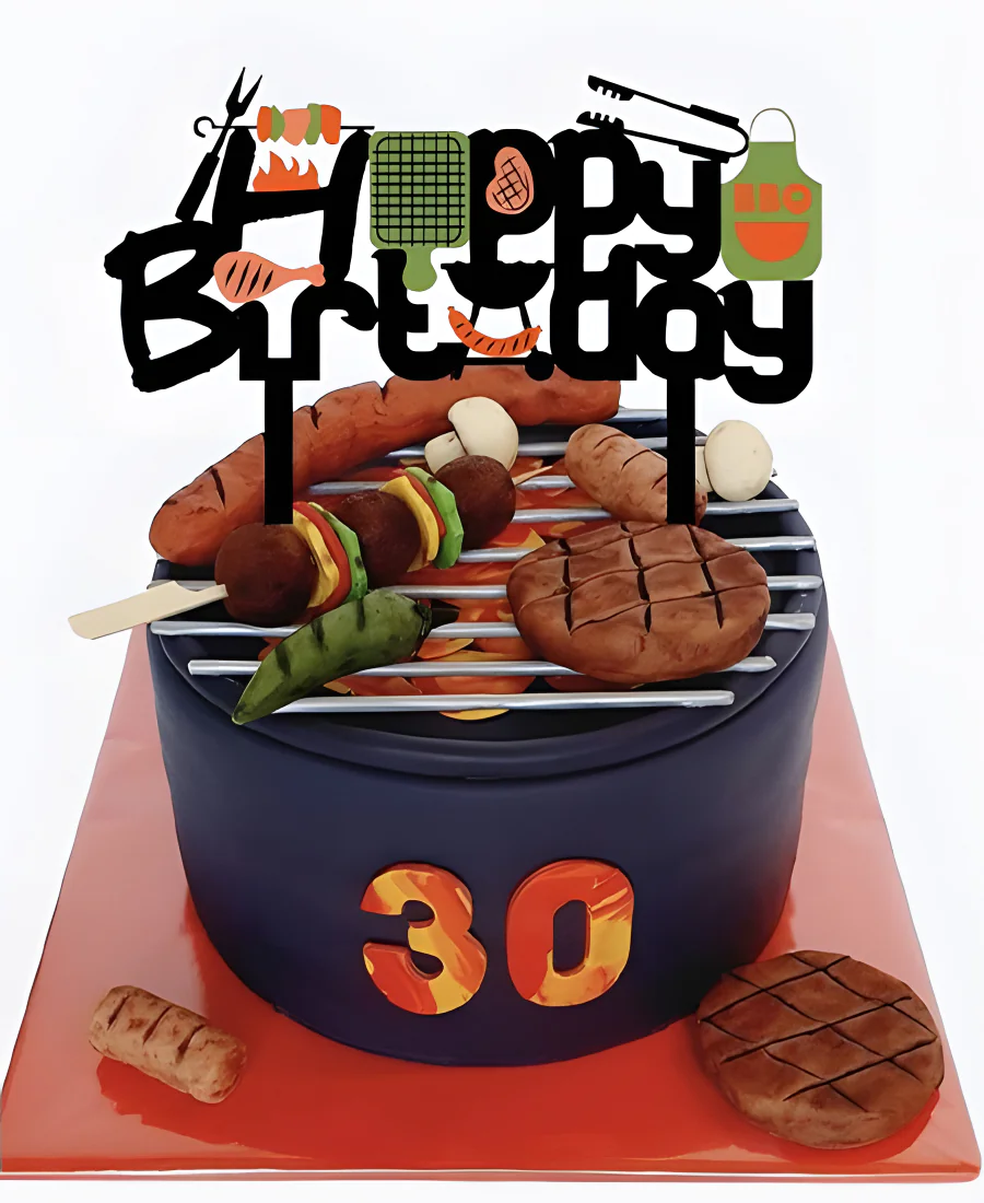 Торт Мангал для сына Фото