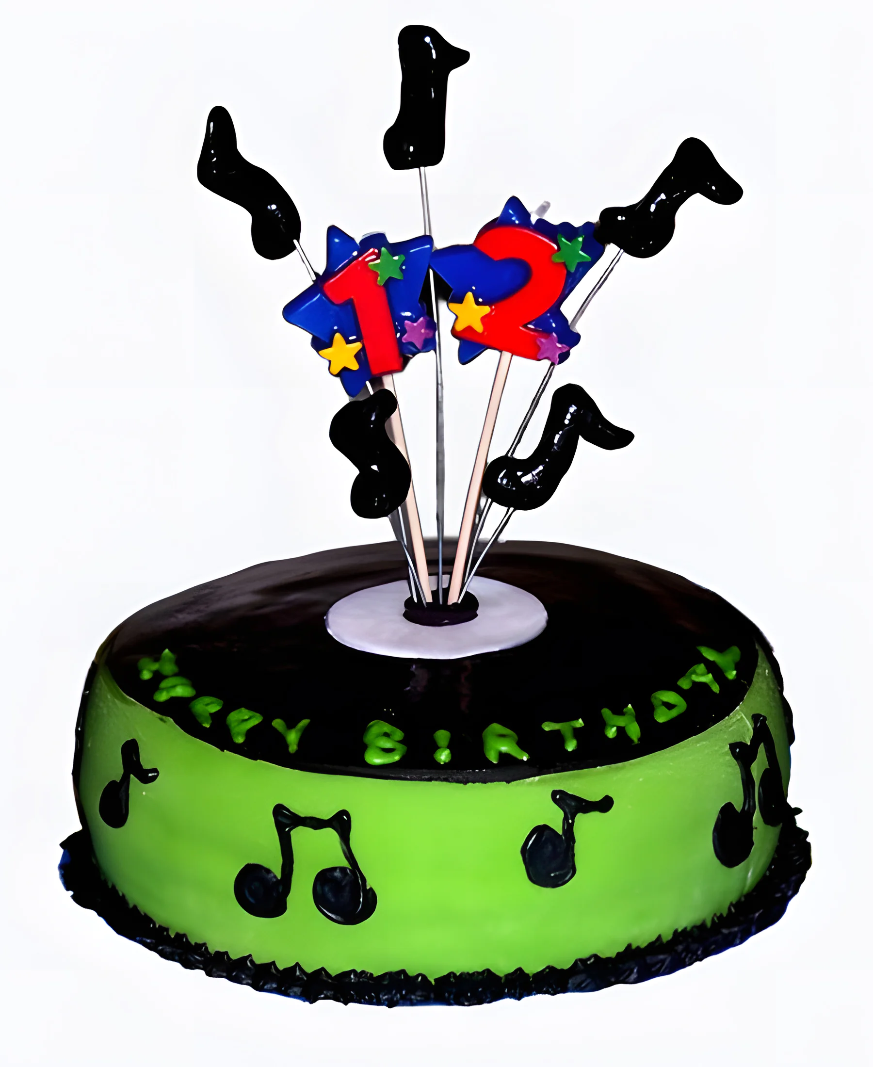 Торт Неоновый ритм Фото