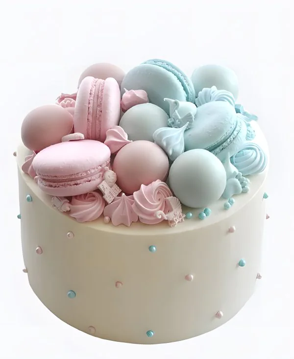 Нежный торт для мальчика и девочки Фото