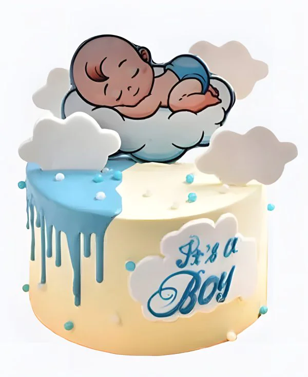 Торт Облачный дрип Фото