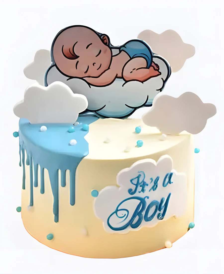 Торт Облачный дрип Фото