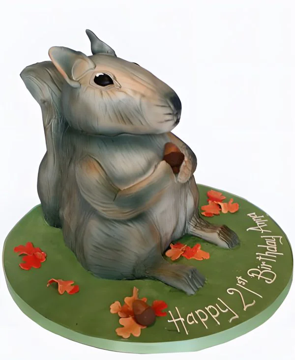 Торт Осенний грызун Фото