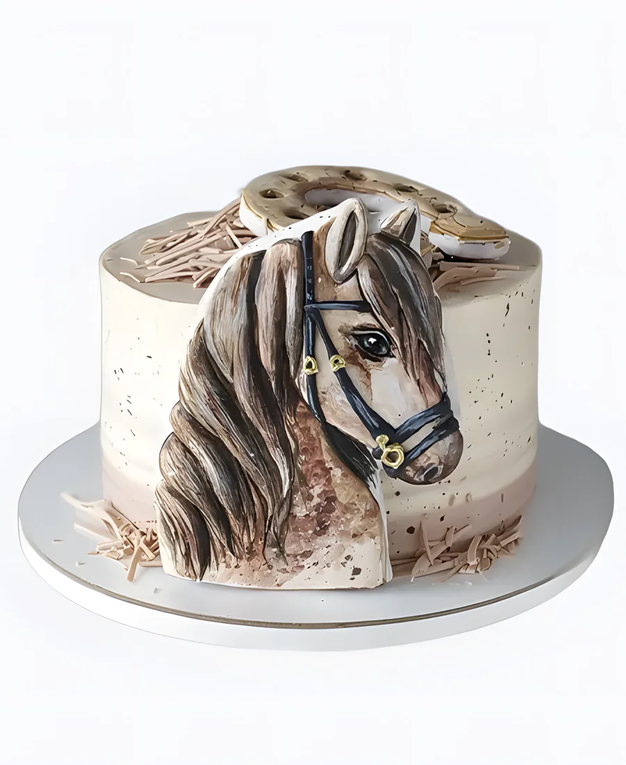 Торт Подкова и грива Фото