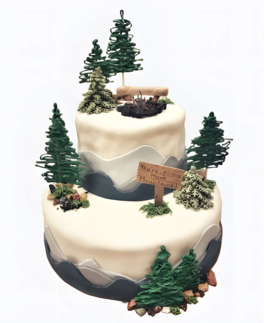 Торт Поход в горы Фото