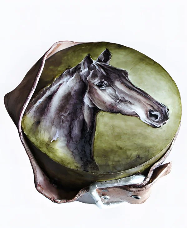 Торт Портрет лошади Фото