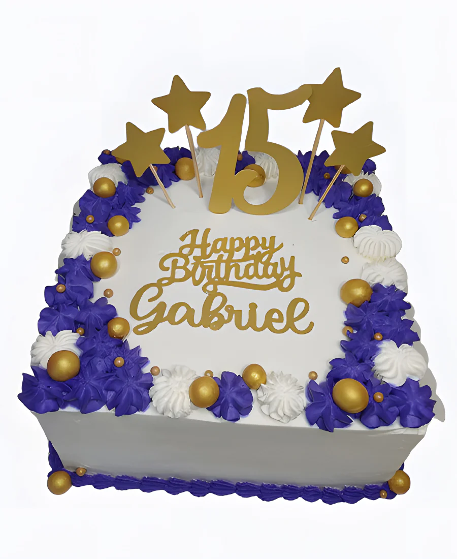 Торт Праздничный салют на креме Фото