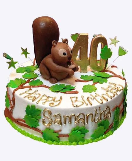 Торт Праздник среди листьев Фото