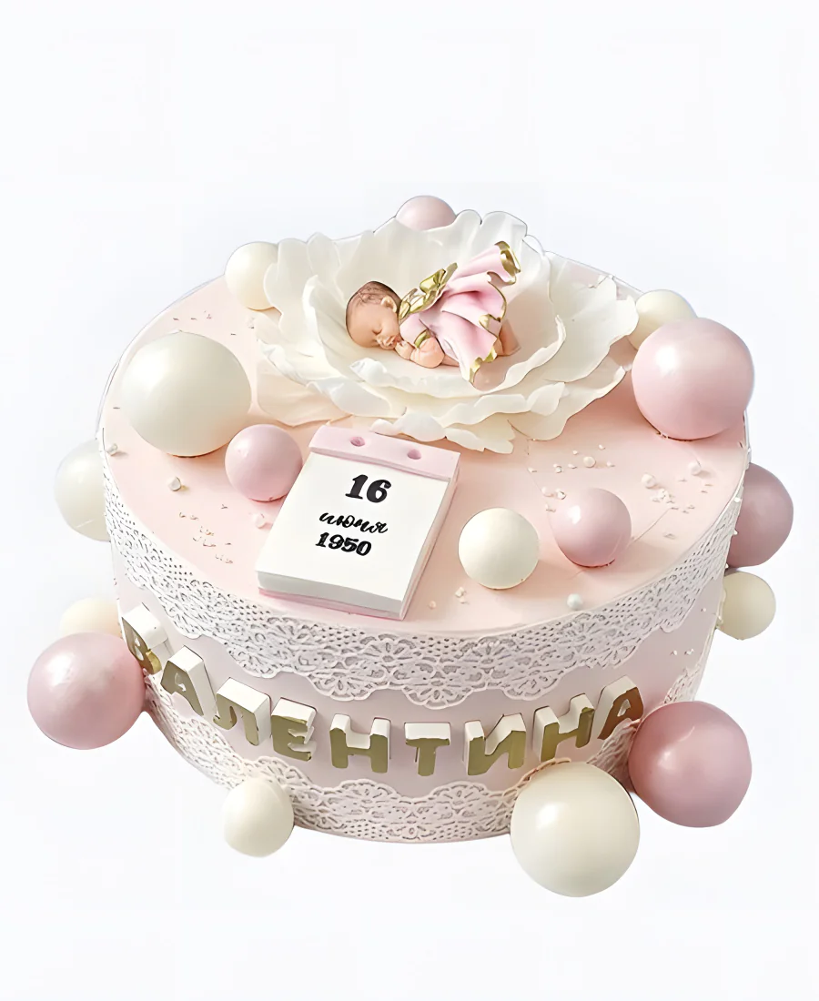 Торт Пудровые шарики Фото