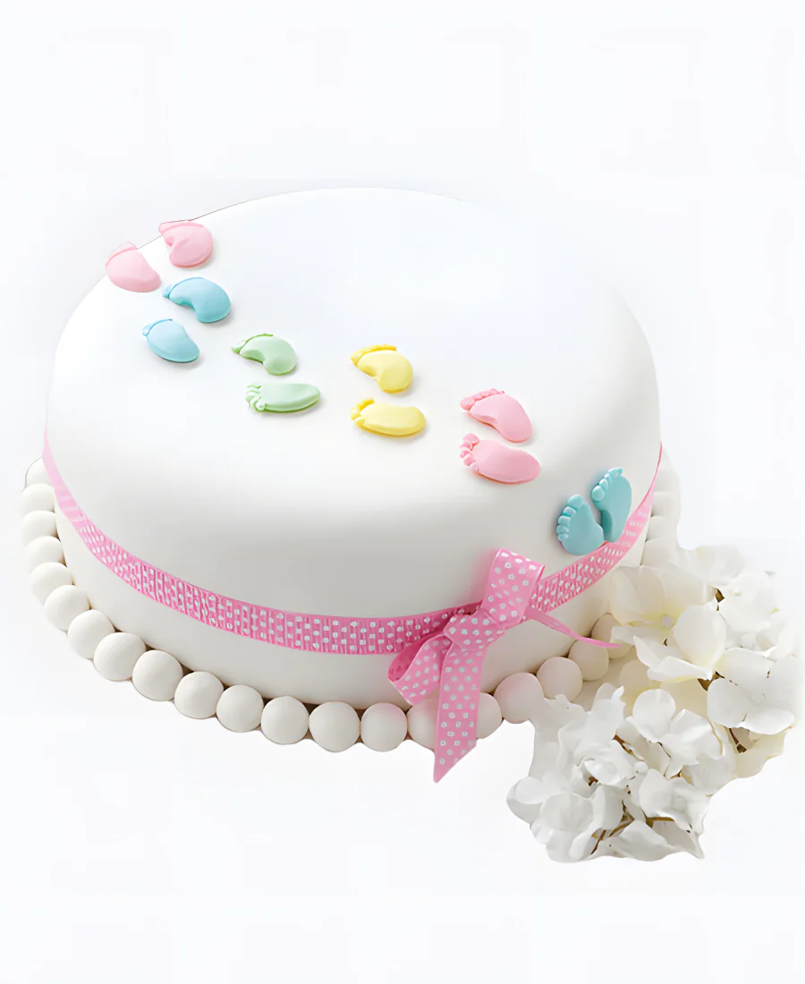 Торт Радужные следочки Фото