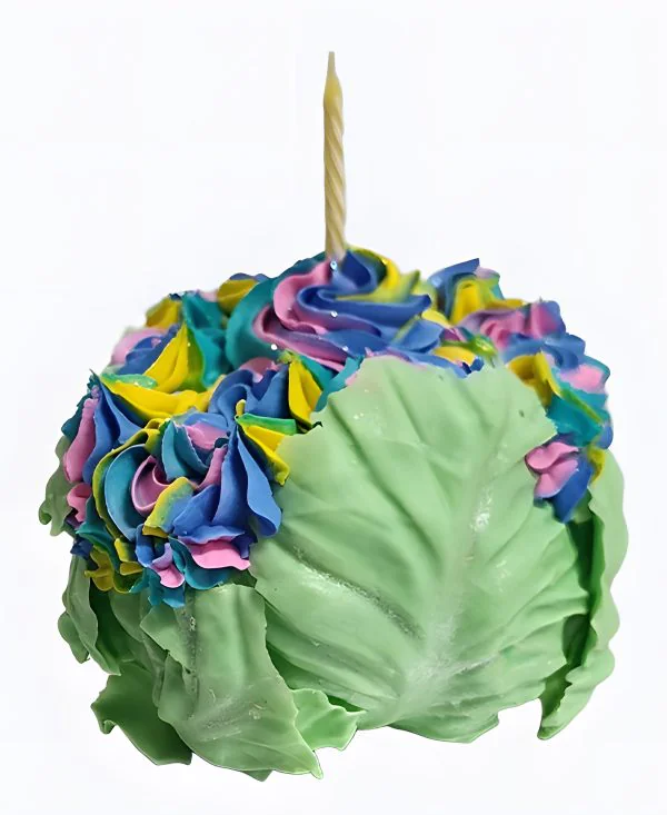 Торт Радужный кочан Фото