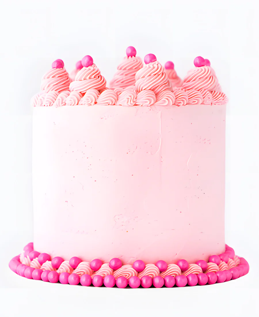 Торт Розовые башенки Фото