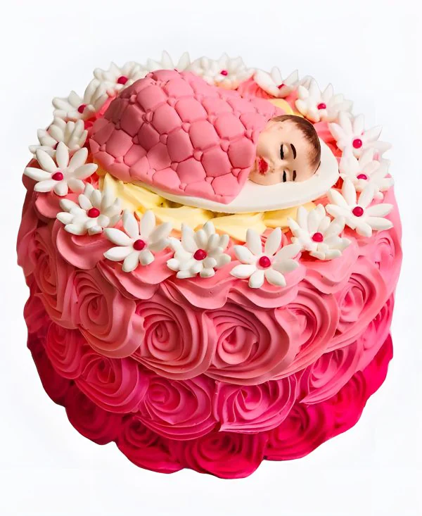 Торт Розовый вихрь Фото