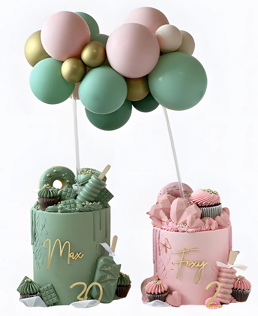 Торт Сладости и шарики Фото