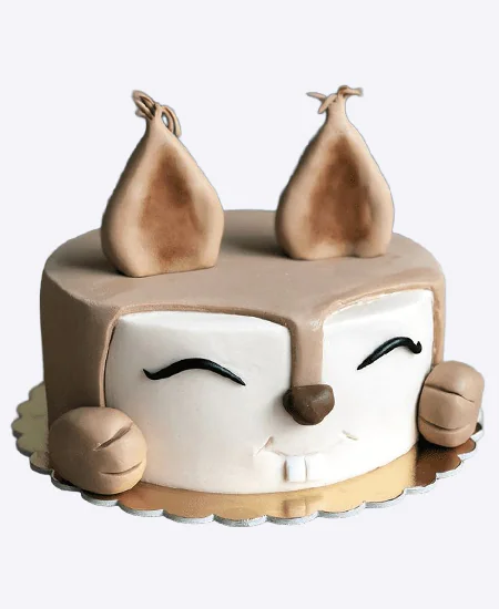 Торт Смайл‑белка Фото