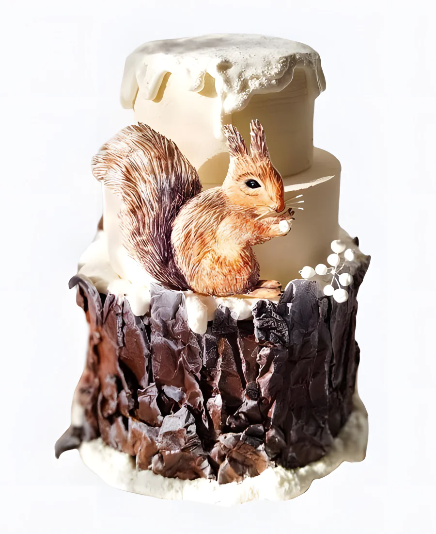 Торт Снежный орешек Фото