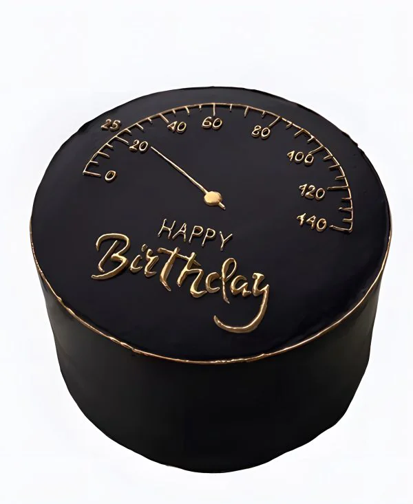 Торт Спидометр для сына Фото