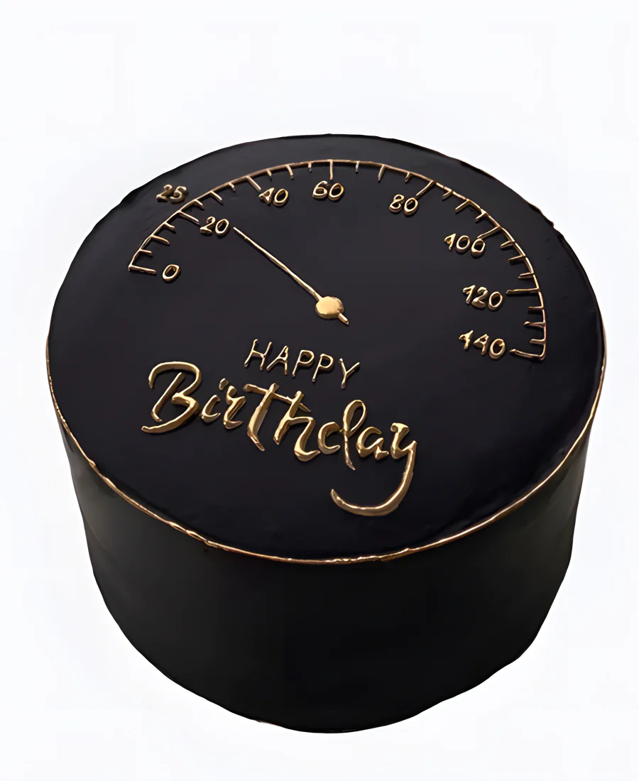 Торт Спидометр для сына Фото