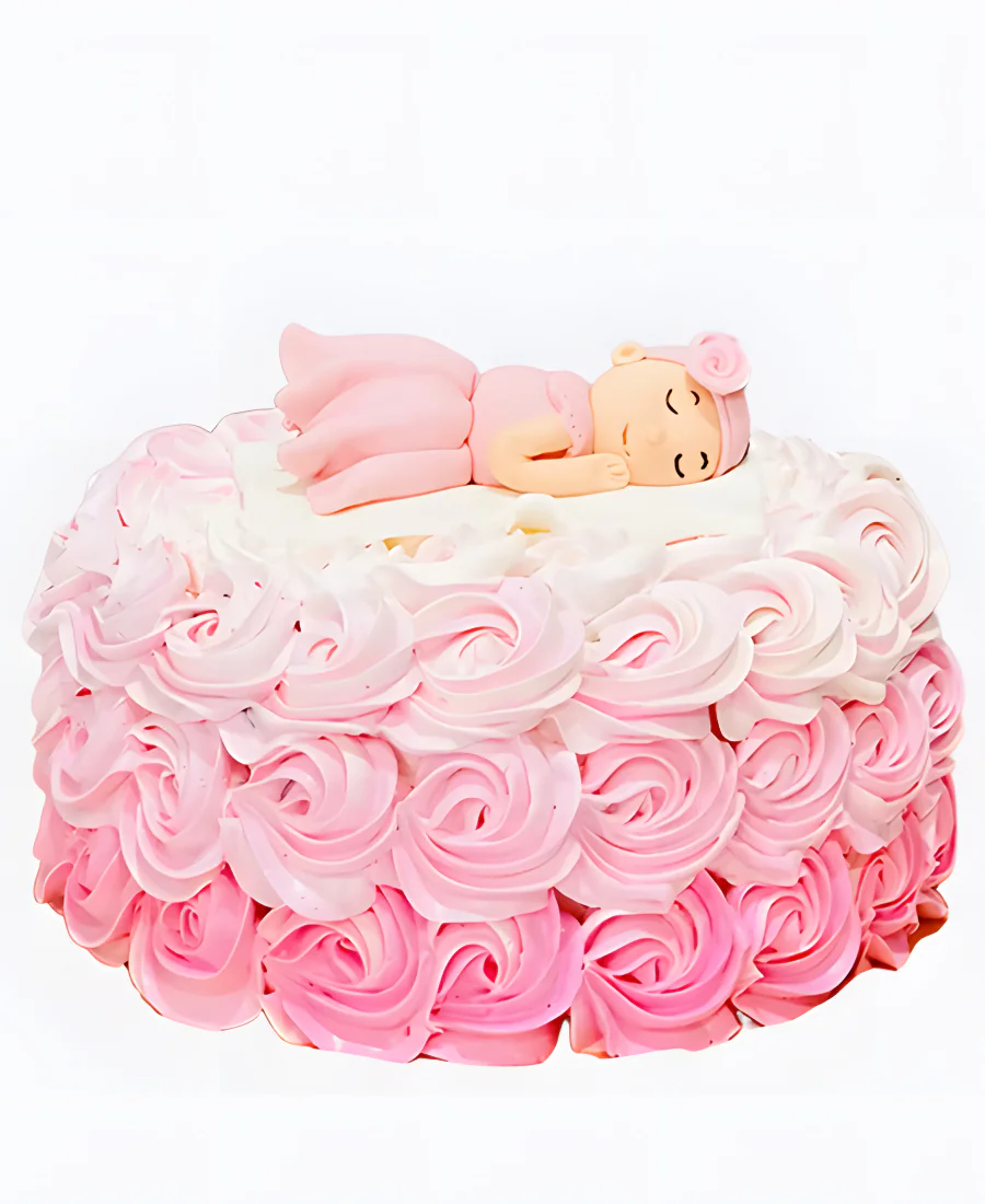 Торт Спящая в розочках Фото