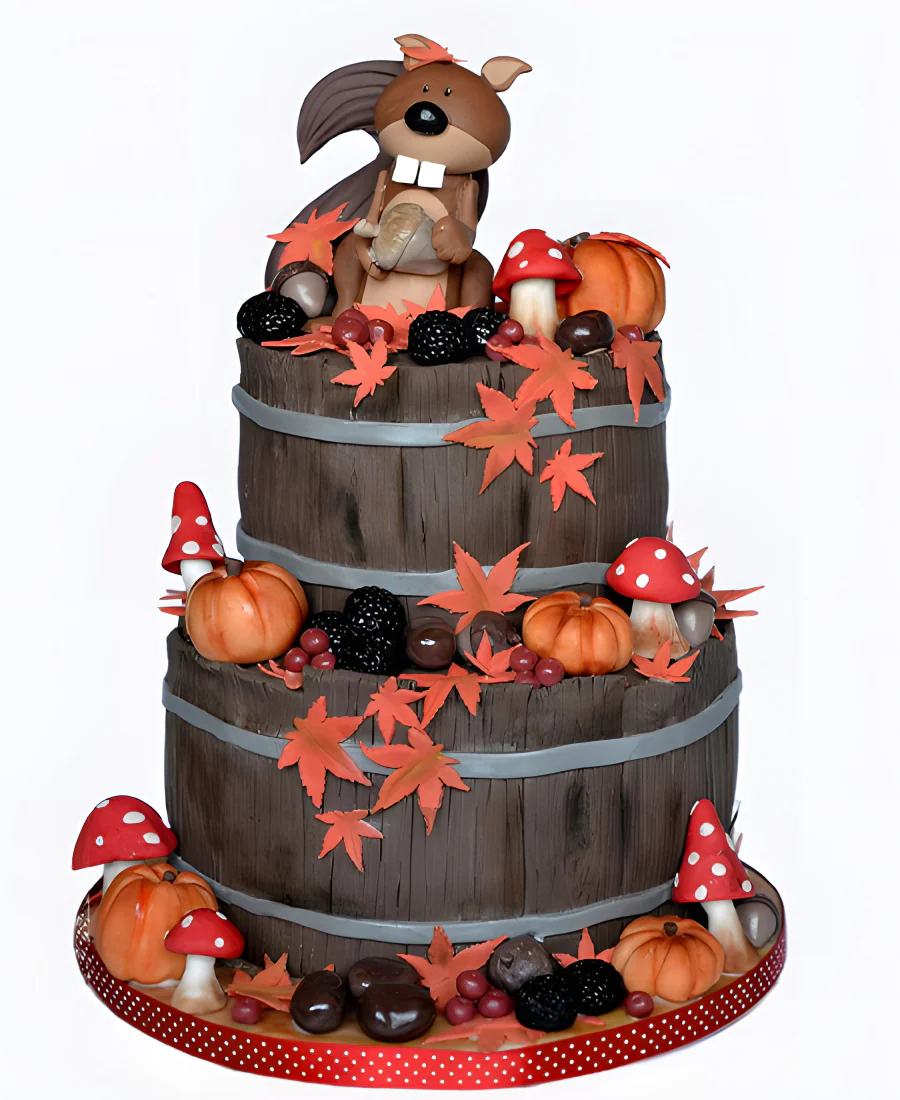 Торт Урожай в дупле Фото